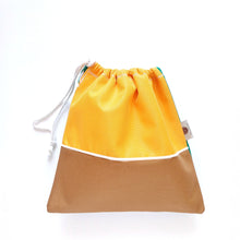 Cargar imagen en el visor de la galería, Bolsa Mini Amarilla /café