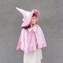 Cargar imagen en el visor de la galería, Gorro Hechicera color rosa /talla única 4 a 8 años