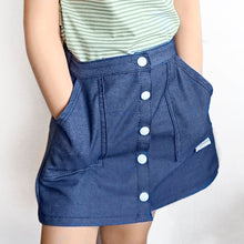 Cargar imagen en el visor de la galería, Falda Abejita Blue Jeans
