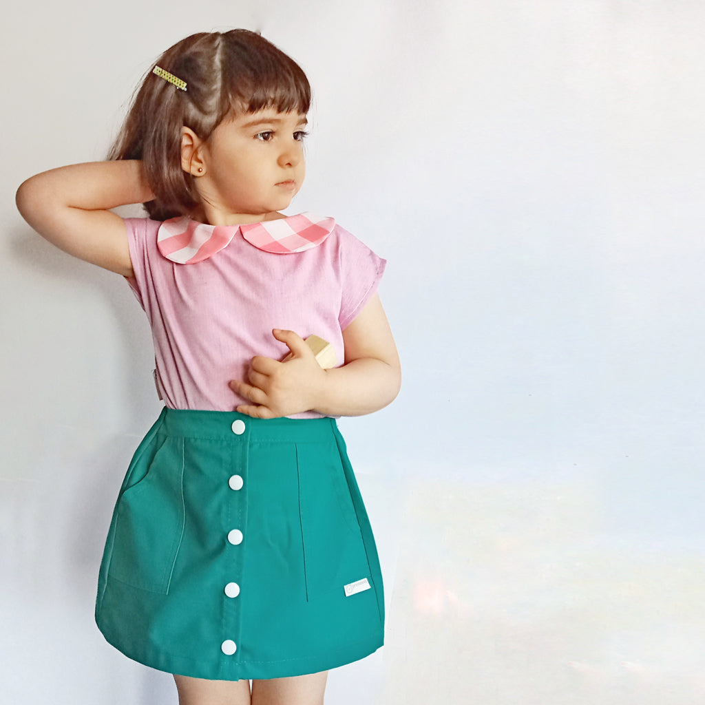 Falda Abejita Verde